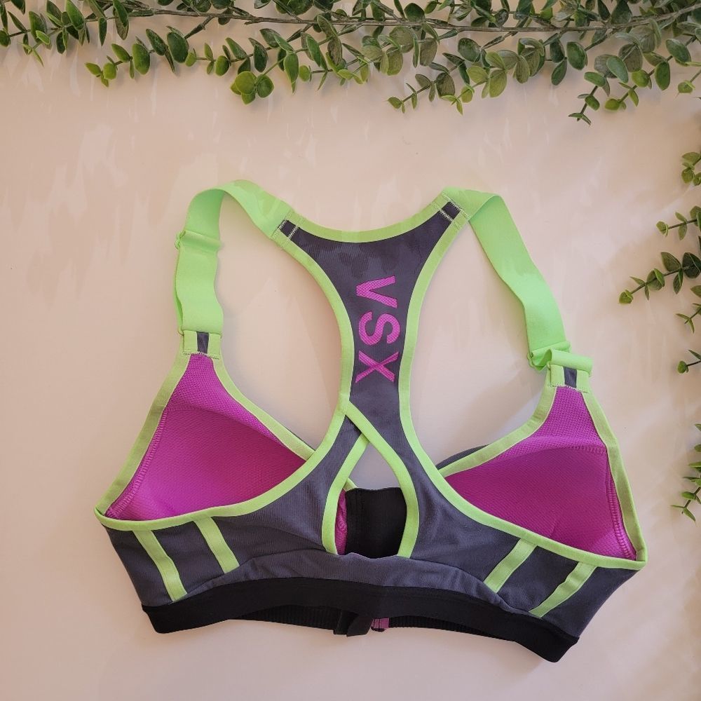 VSX Sport Front Zip Sports Bra - Picture 2 of 5